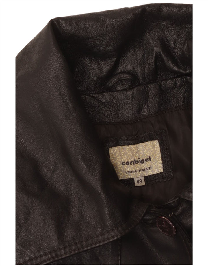 Abrigo de piel para mujer Conbipel IT 48 XL Cuero negro