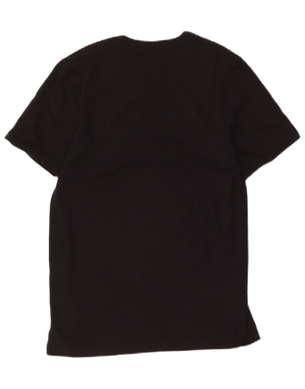 Hugo Boss Hombre Camiseta Top Small Algodón Negro