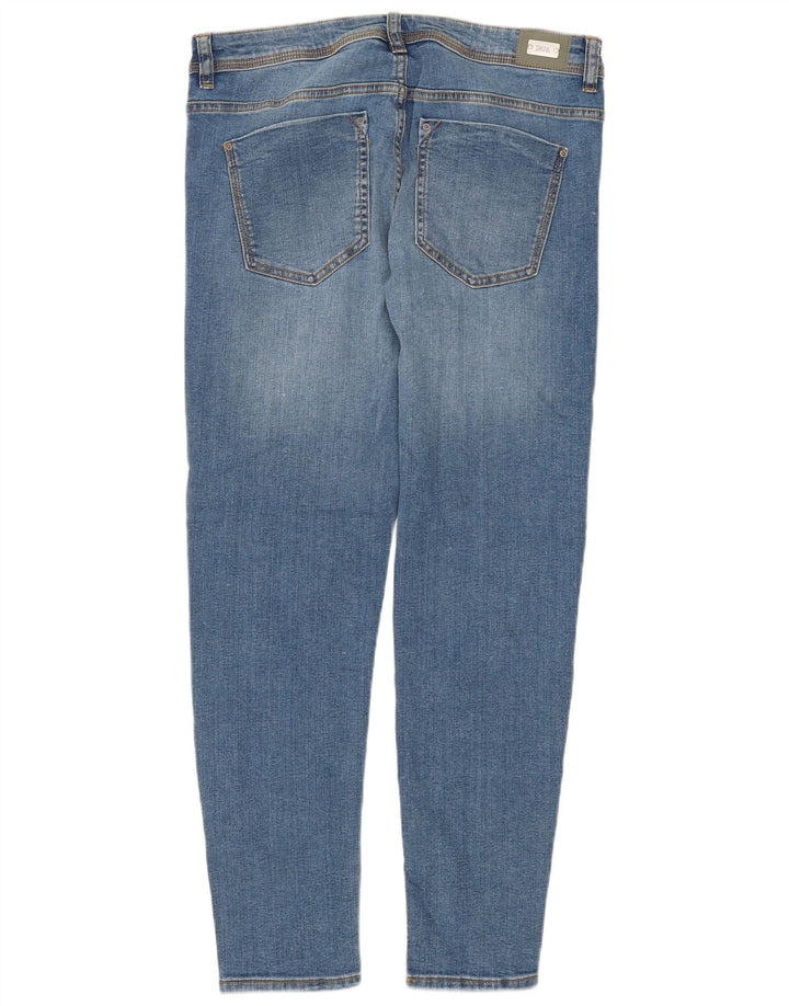 Zara Jeans Slim Mujer EU 40 Medium W30 L26 Algodón Azul