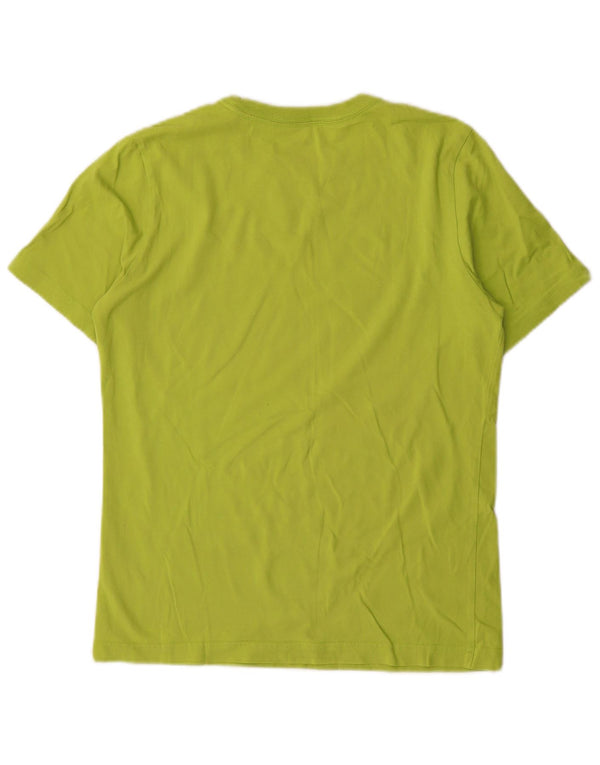 Adidas Camiseta Gráfica para Niños Top 13-14 Años Verde Algodón