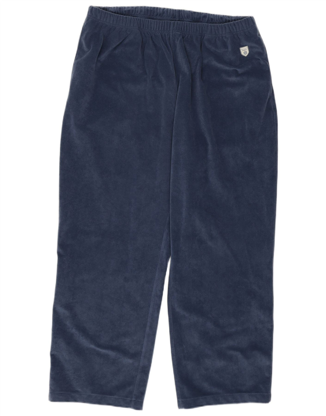 Diadora Pantalón Chándal Velour Hombre Grande Azul Marino Poliéster