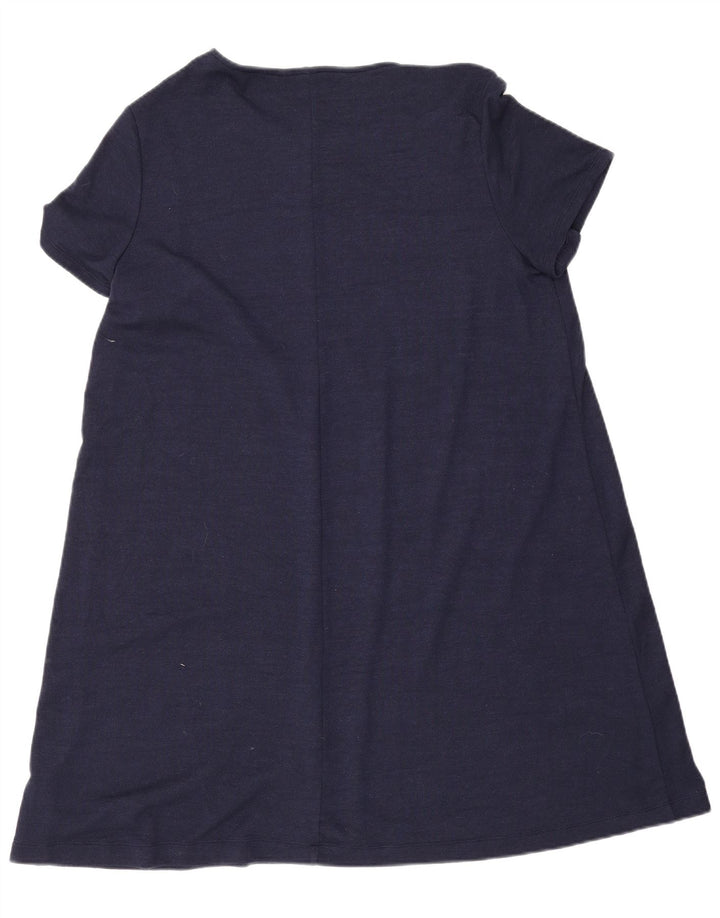 Vestido tipo túnica para mujer Gap UK 40 XL Poliéster azul marino