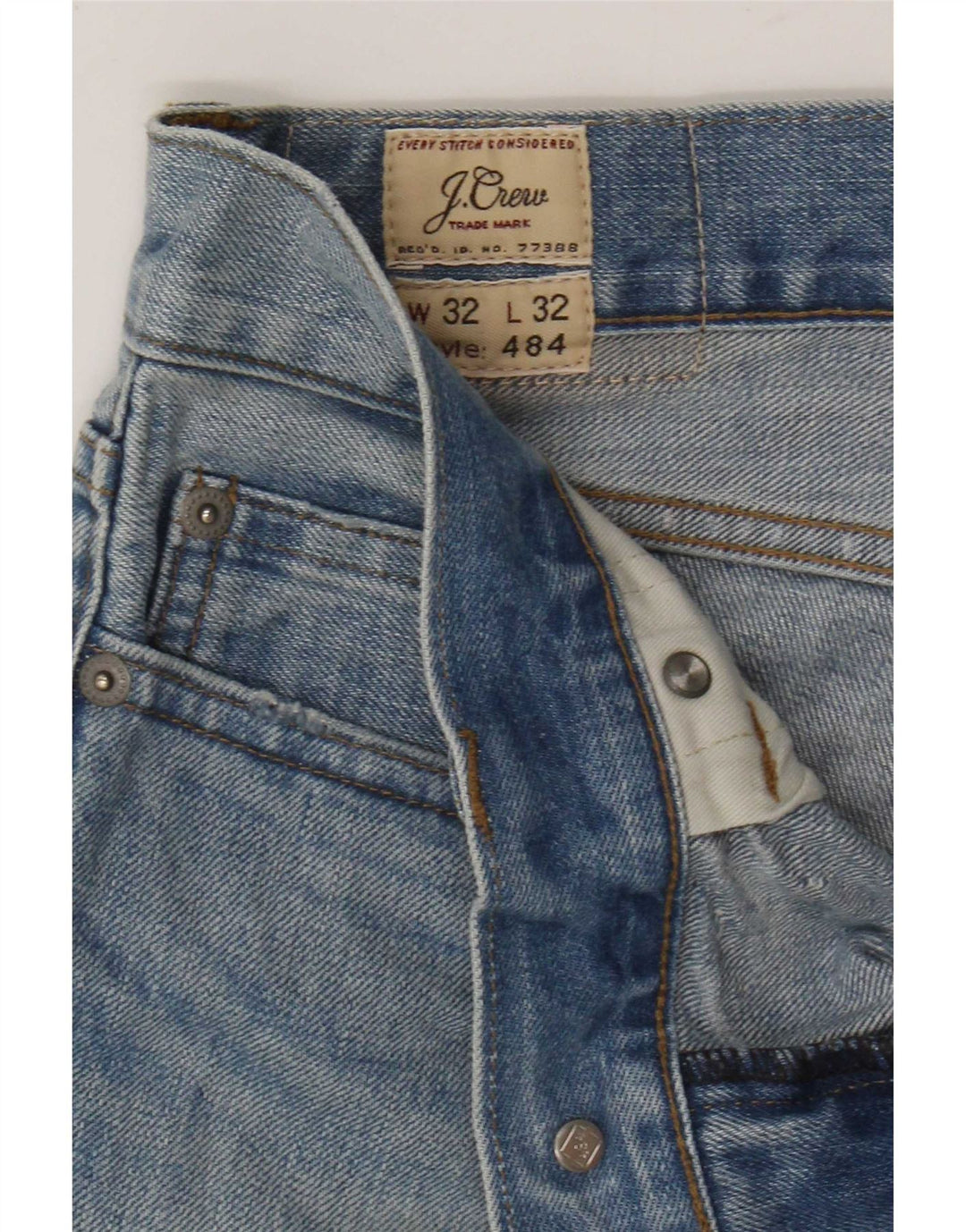 J. Crew Vaqueros ajustados para hombre W32 L32 Azul