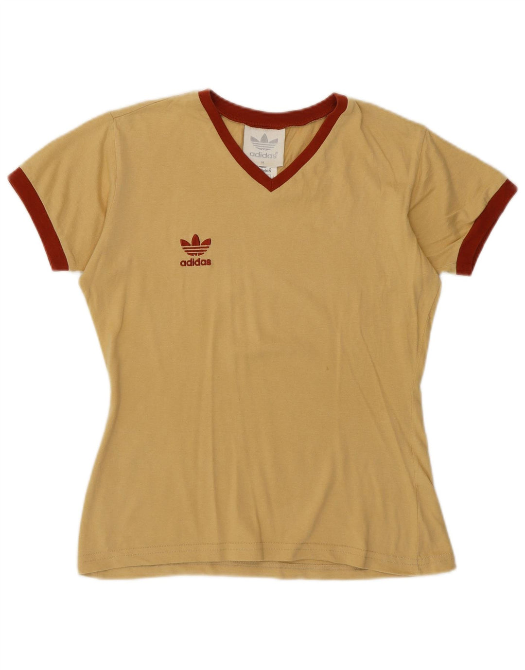 ADIDAS Camiseta para mujer Top UK 14 Medio Amarillo