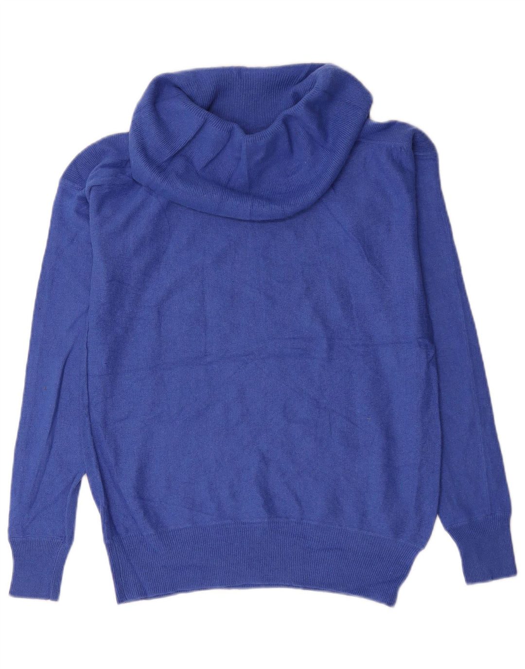 Reiss Suéter extragrande con cuello vuelto para mujer UK 10 Small Viscosa azul