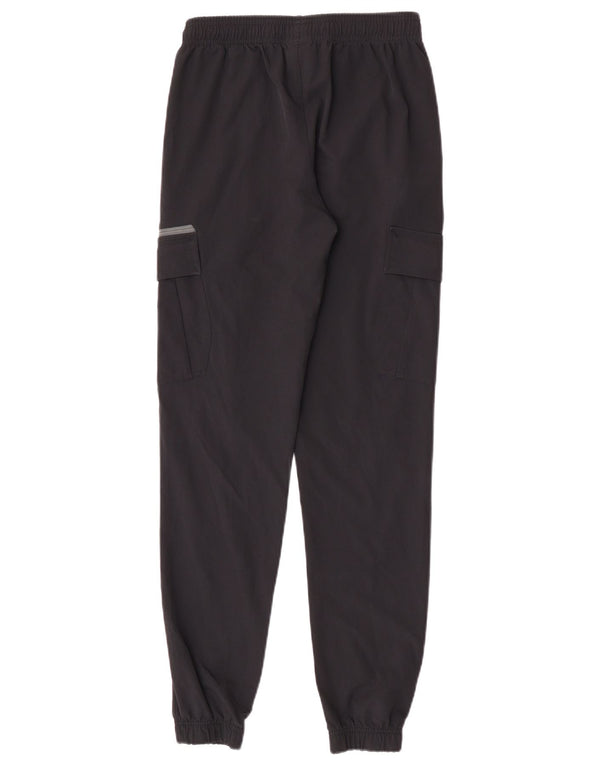 Under Armour Pantalones de chándal cargo para niños, talla grande, color negro, 11-12 años
