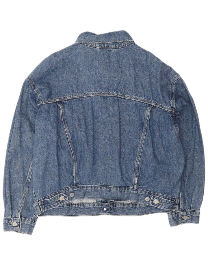 LEVI'S Womens Denim Jacket UK 16 Large Blue Cotton