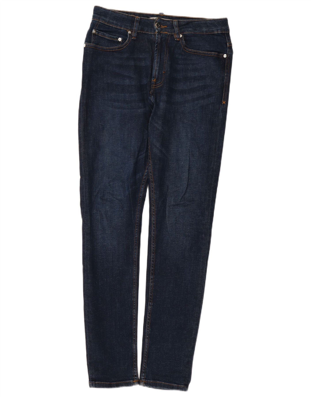 Zara Mens Slim Jeans EU 38 Medium W30 L31 Algodón Azul