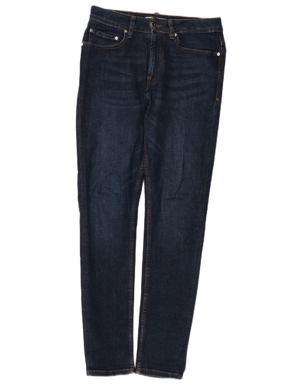 Zara Mens Slim Jeans EU 38 Medium W30 L31 Algodón Azul