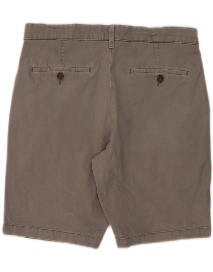 MARKS & SPENCER Pantalones cortos chinos para hombre W32 Algodón gris medio
