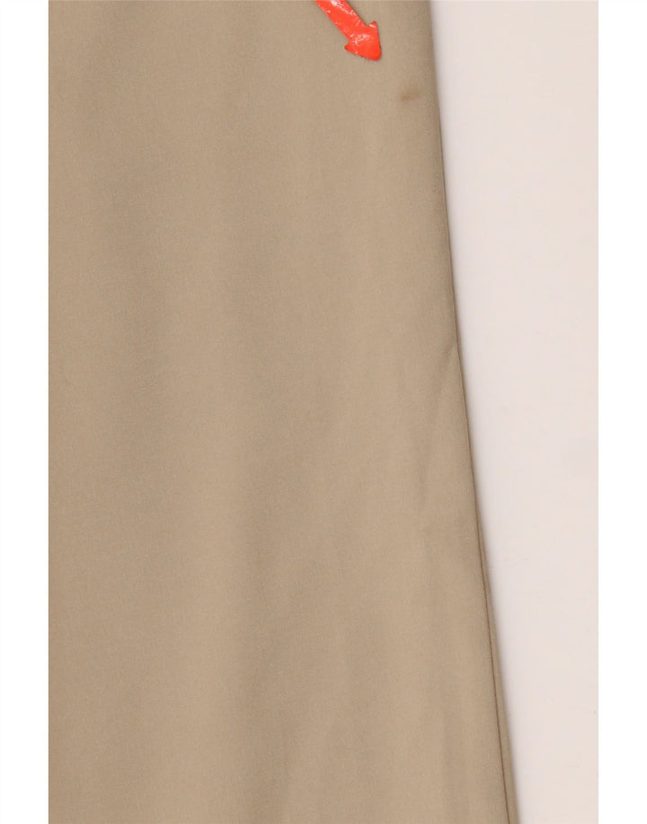 Pantalón Chino Recto Mujer Izod W32 L30 Poliéster Beige
