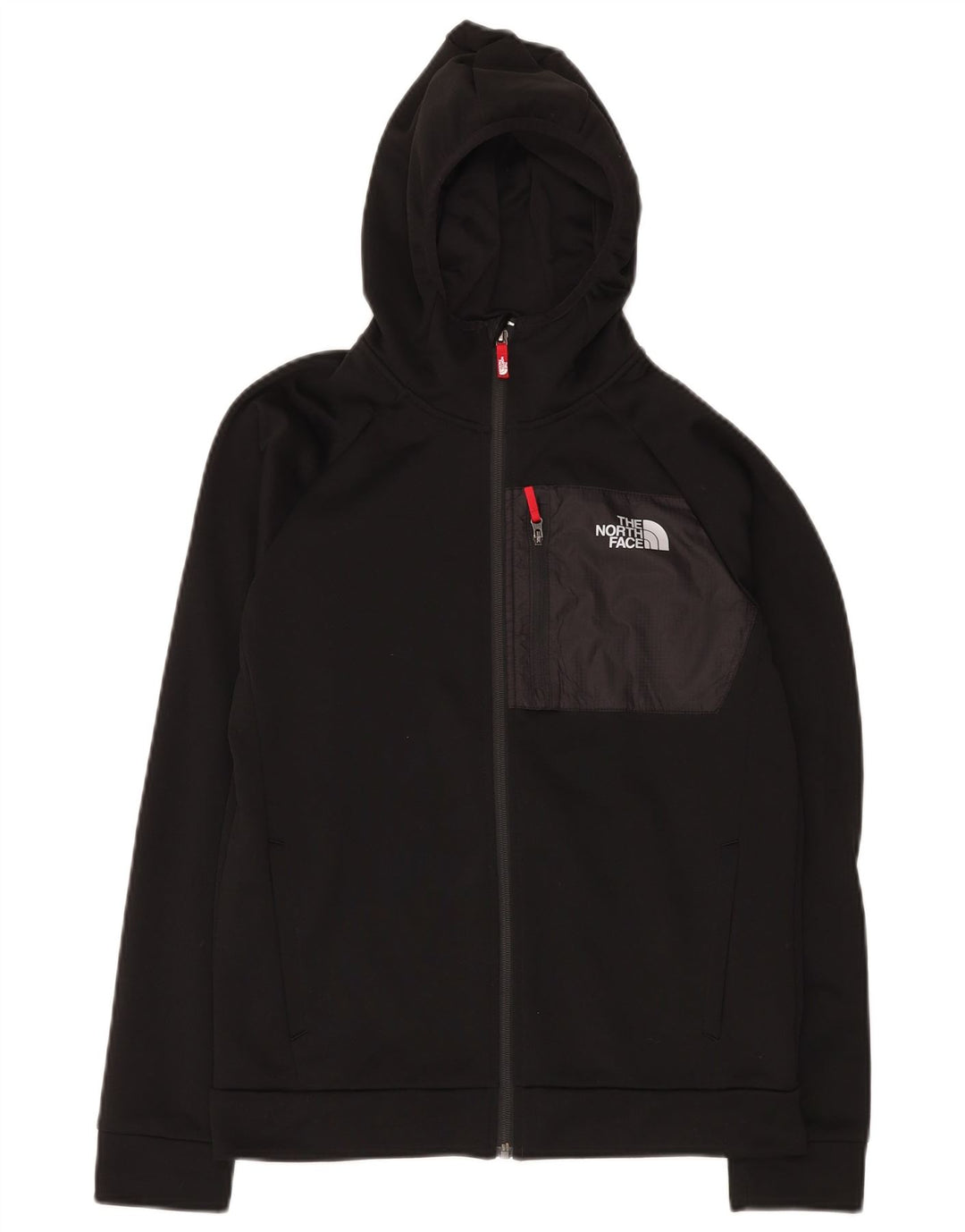 THE NORTH FACE Sudadera con capucha y cremallera para niño 14-15 años XL Negro Poliéster