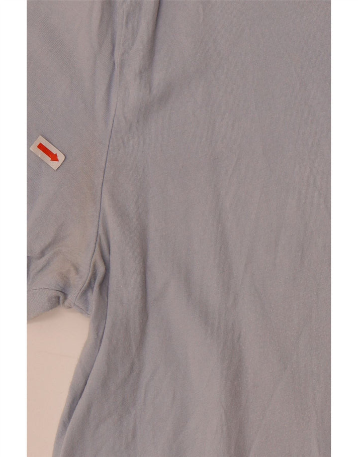 Camiseta Hollister Hombre Top Grande Azul Algodón