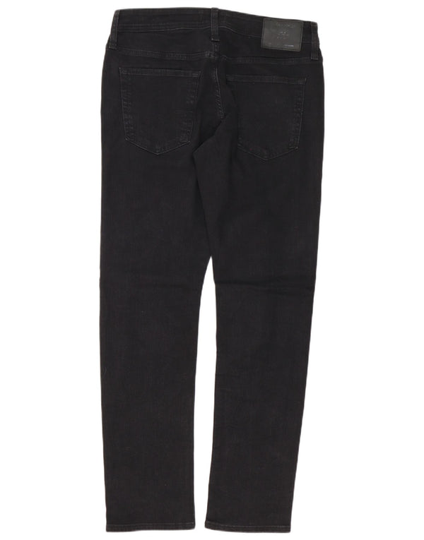 Jack & Jones Vaqueros rectos para hombre W32 L32 Algodón negro