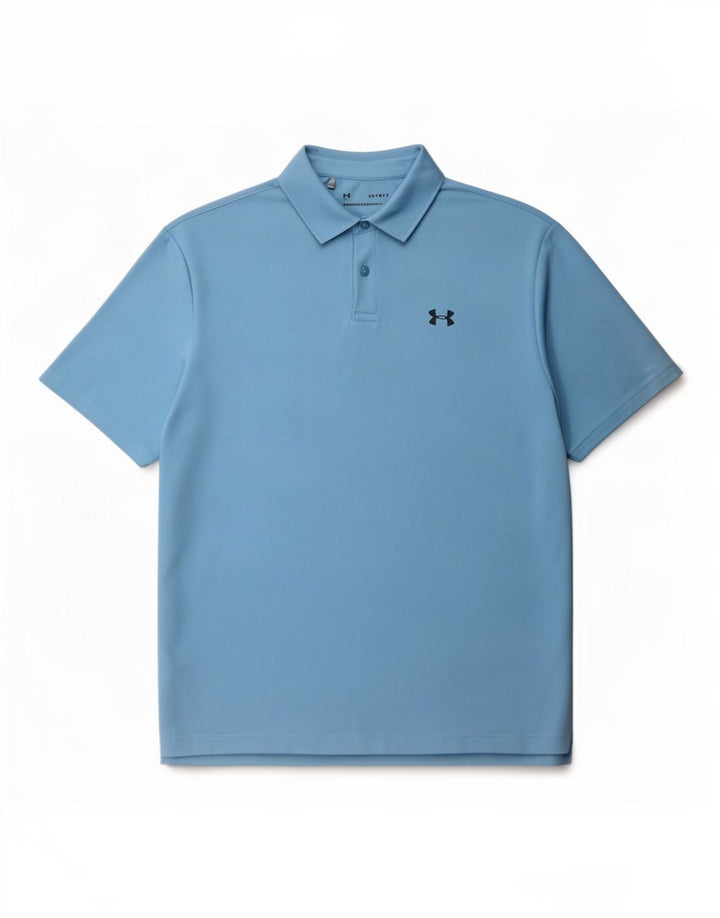Polo Under Armour Hombre Poliéster Azul Grande