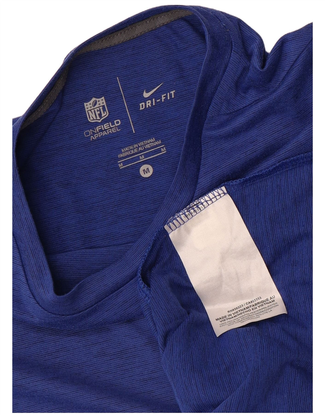 NIKE Camiseta gráfica para hombre Top Azul medio Poliéster