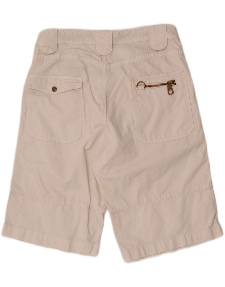 Datch Pantalones cortos casuales para hombre W33 Algodón blanco mediano