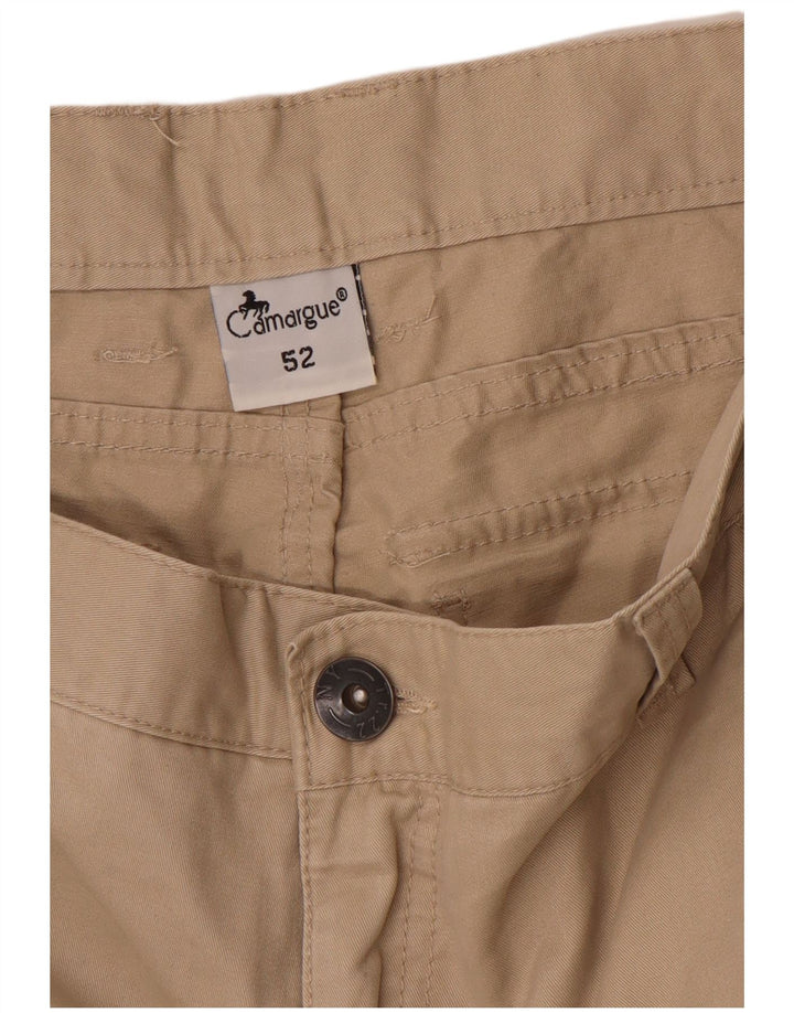 CAMARGUE Pantalones cortos cargo para hombre IT 52 XL W36 Algodón beige
