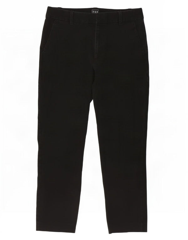 Gap Pantalones cortos ajustados de cintura alta para mujer US 6 Medium W28 L24 Negro