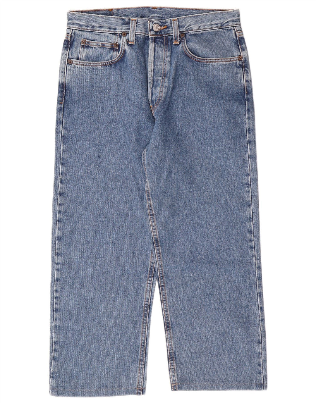 RIFLE Vaqueros Capri para Hombre W32 L22 Algodón Azul