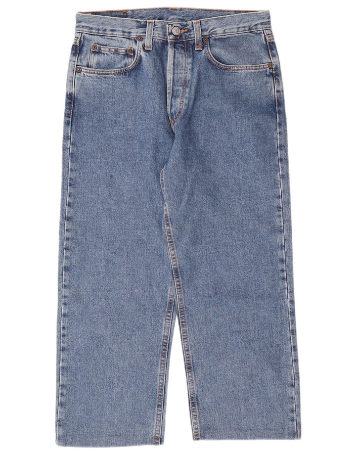 RIFLE Vaqueros Capri para Hombre W32 L22 Algodón Azul