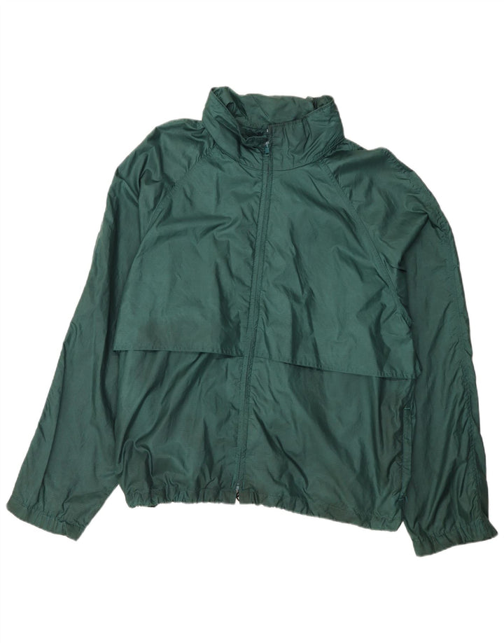 Eddie Bauer Chaqueta impermeable para hombre UK 42 XL Nylon verde