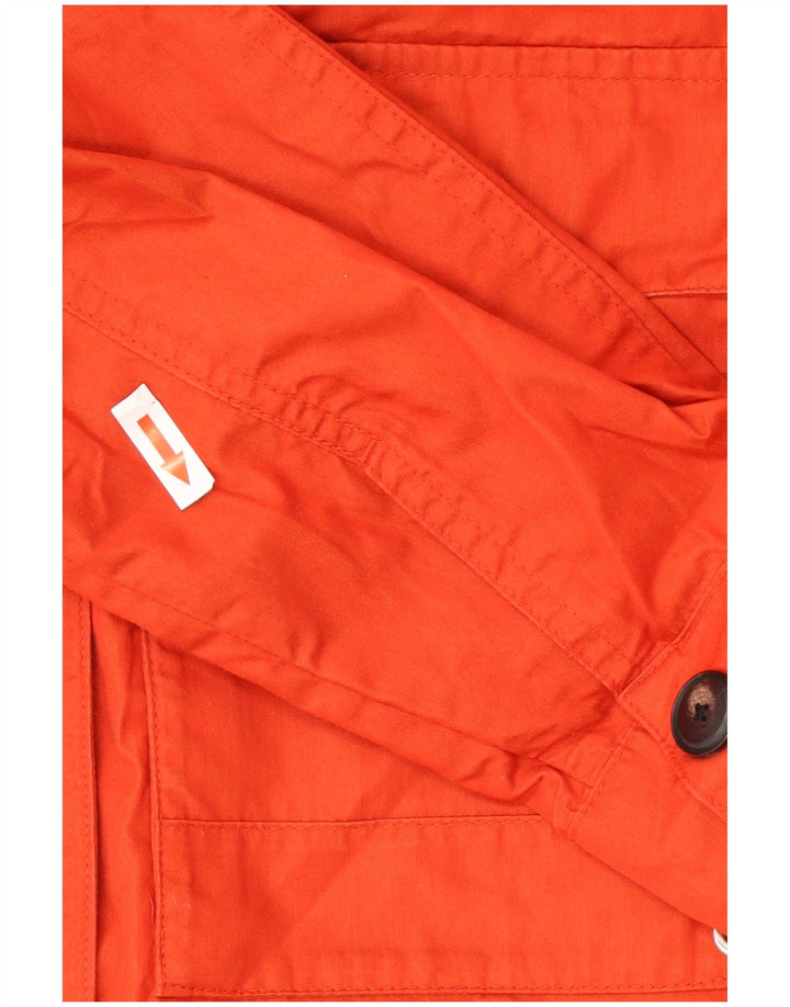 Massimo Dutti Cazadora Bomber Con Capucha Mujer ES 40 XL Naranja Poliéster
