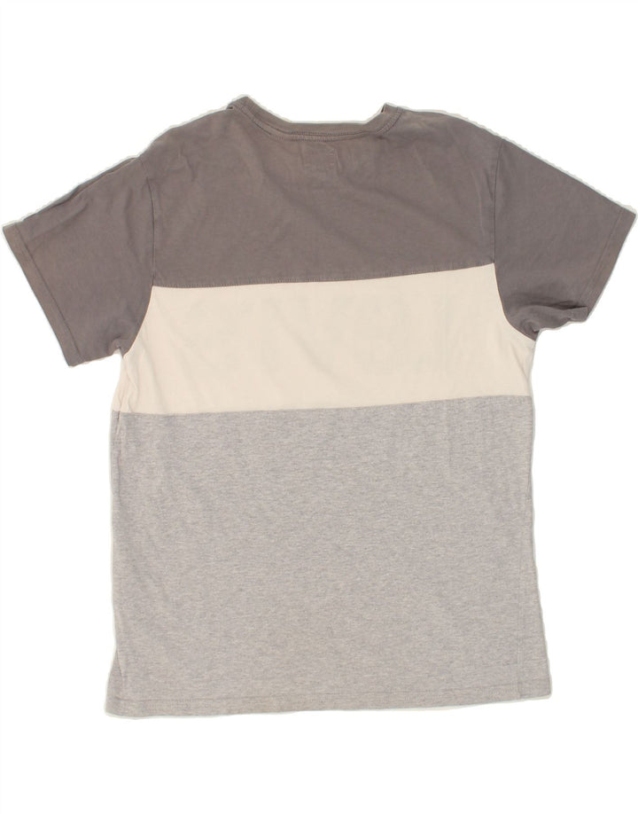 LEVI'S Mens Graphic T-Shirt Top Small Grey Colourblock Cotton Vintage Levi's and Second-Hand Levi's from Messina Hembry 