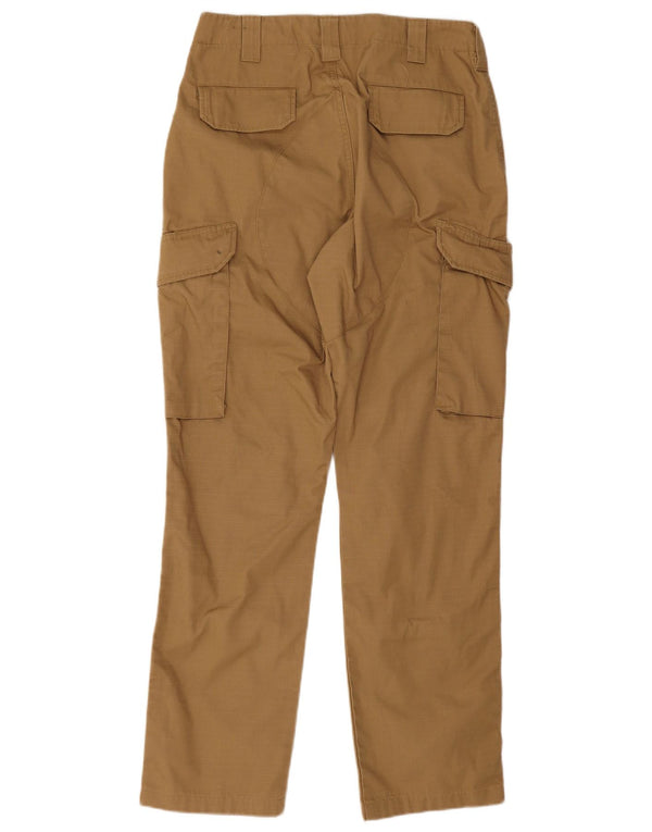 Pantalón cargo recto vintage para hombre W30 L30 Poliéster beige
