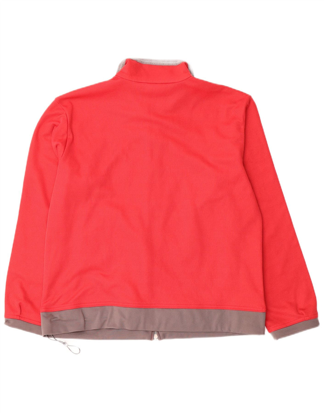 Diadora Chaqueta de chándal extragrande para mujer, talla 40, talla pequeña, color rojo