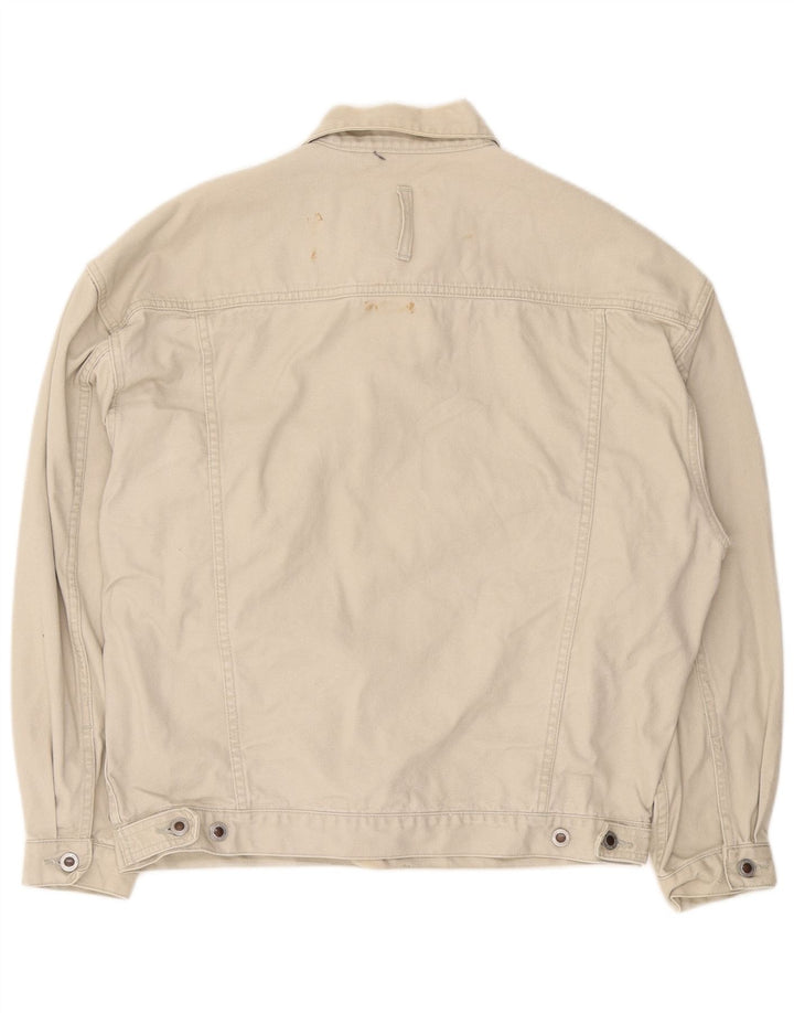 EDDIE BAUER Chaqueta bomber para hombre UK 38 Algodón beige medio