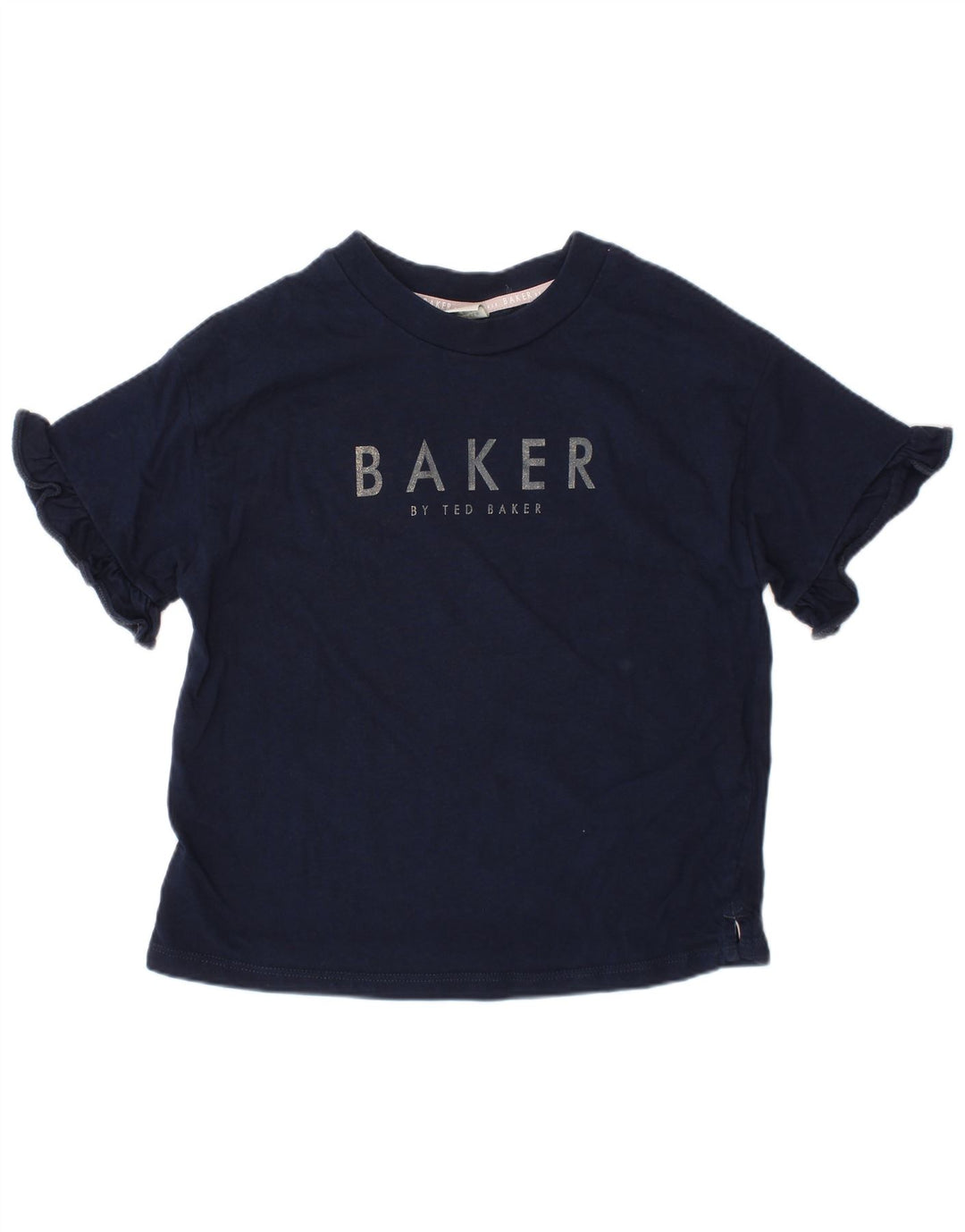 TED BAKER Camiseta gráfica para niña 6-7 años Azul Marino Algodón