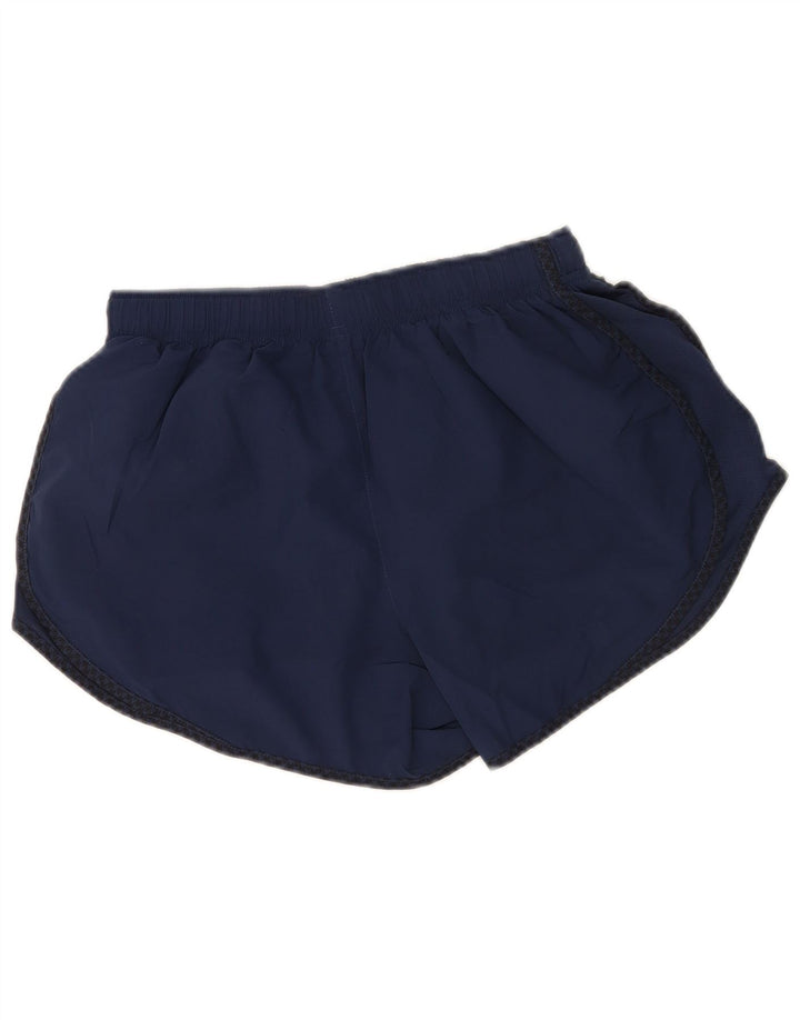 Nike - Pantalones cortos deportivos Dri Fit para mujer, talla 40, talla M, poliéster, color azul marino