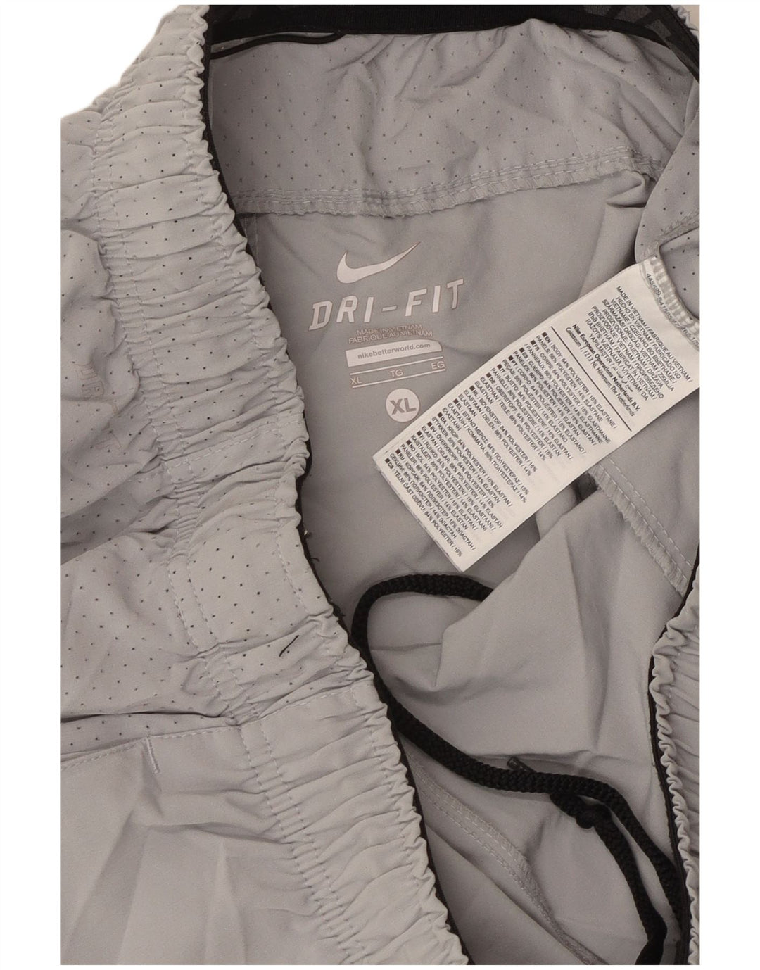 NIKE Pantalones cortos deportivos Dri Fit Graphic para hombre XL Poliéster gris