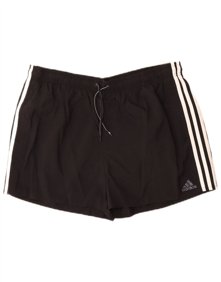 Adidas Pantalones cortos deportivos para hombre XL Nylon negro