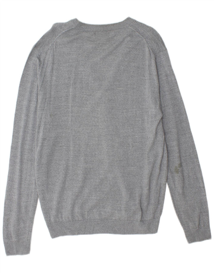 Zara Hombre Jersey Cárdigan XL Gris