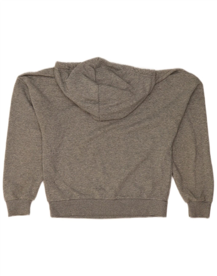 PUMA Jersey con capucha extragrande para mujer Reino Unido 10 Pequeño algodón moteado gris