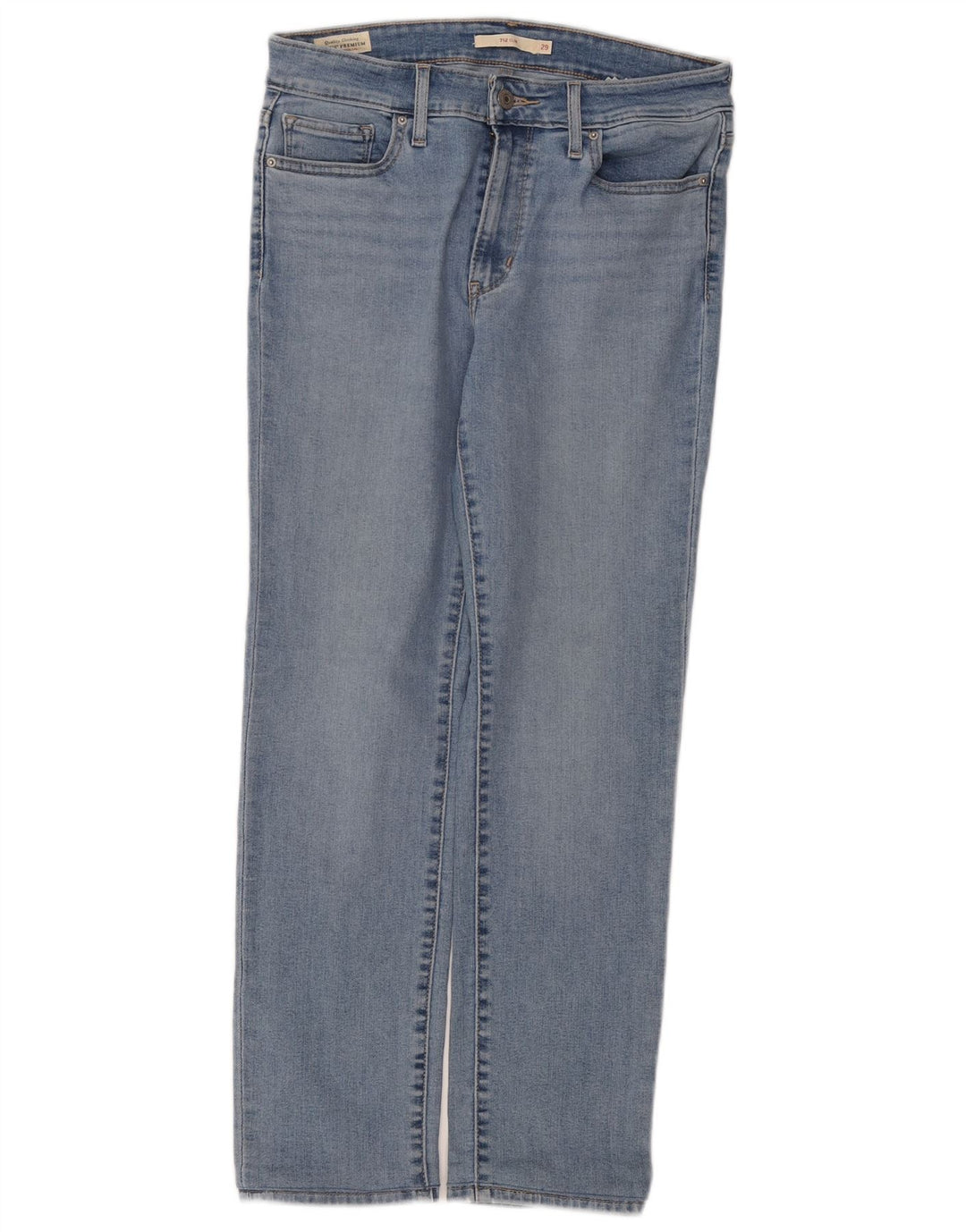 LEVI'S Mujer 712 Slim Jeans W29 L27 Algodón Azul
