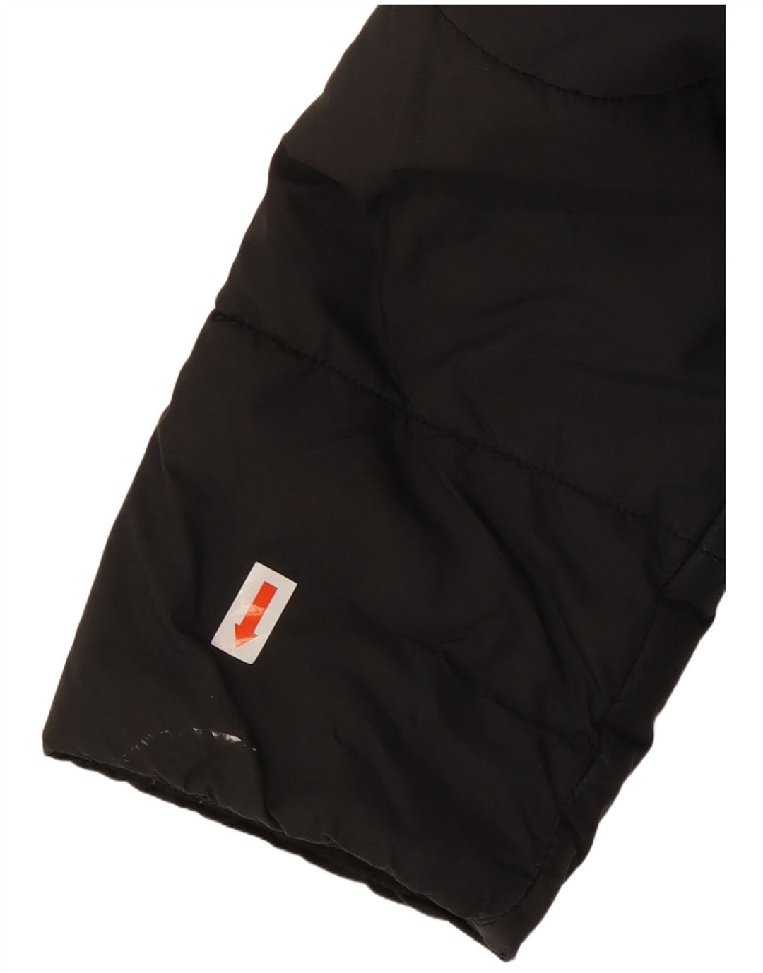 ADIDAS Chaqueta acolchada con capucha para mujer UK 8 Small Poliéster negro