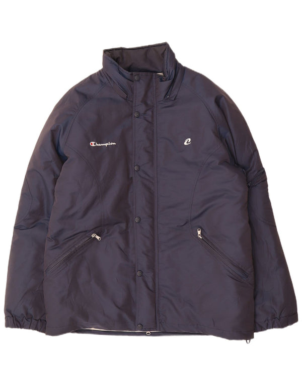 Champion Chaqueta acolchada para hombre UK 36 Small Azul marino Poliamida