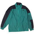 Puma Chaqueta impermeable para hombre UK 36 Small Turquesa Colorblock Nylon