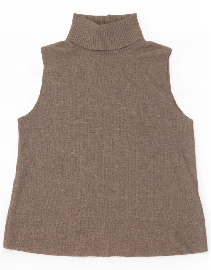 Zara - Camiseta sin mangas para mujer, talla 40, talla grande, color gris