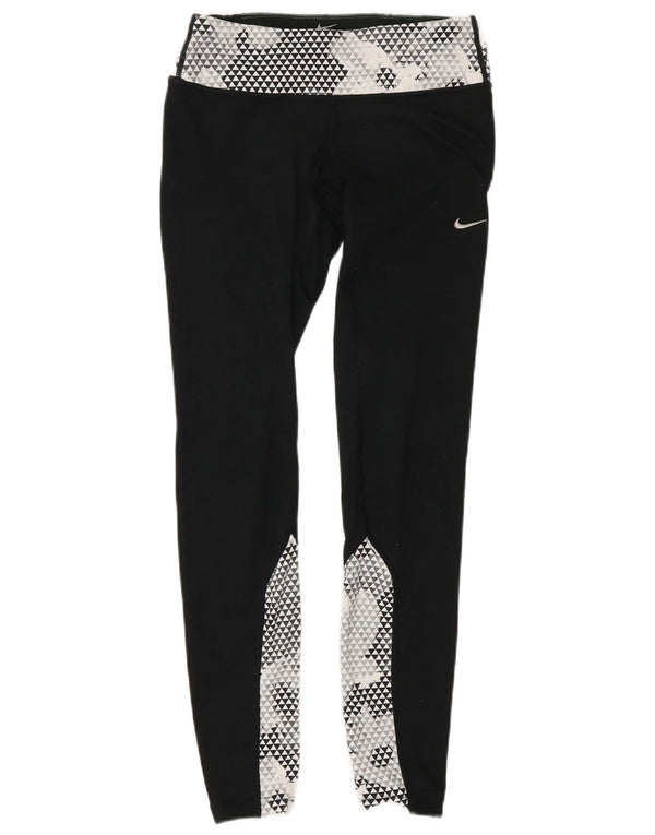 Mallas de running Nike para mujer XS W25 L30 Poliéster color block negro