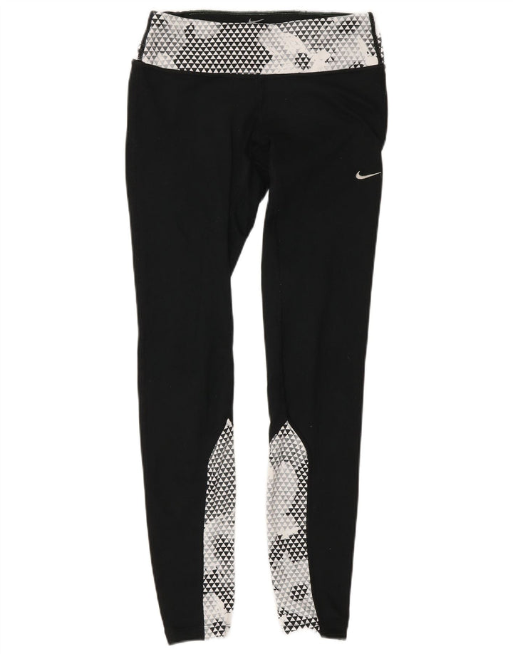 Mallas de running Nike para mujer XS W25 L30 Poliéster color block negro