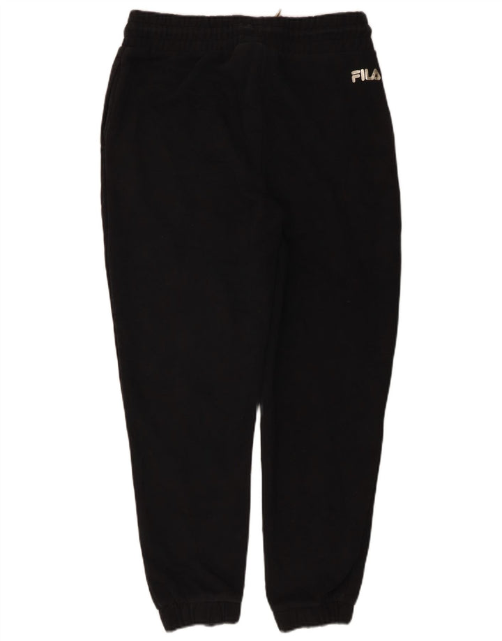 FILA Pantalones de chándal para mujer Joggers UK 14 Medium Black Cotton