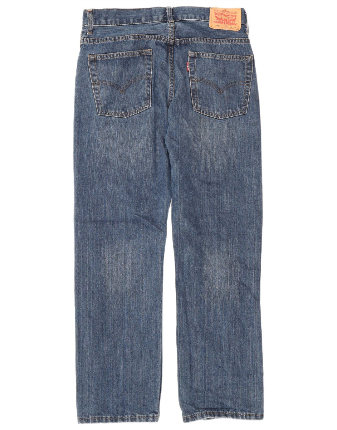 Levi's Vaqueros rectos regulares 505 para niños 15-16 años W38 L38 Algodón azul