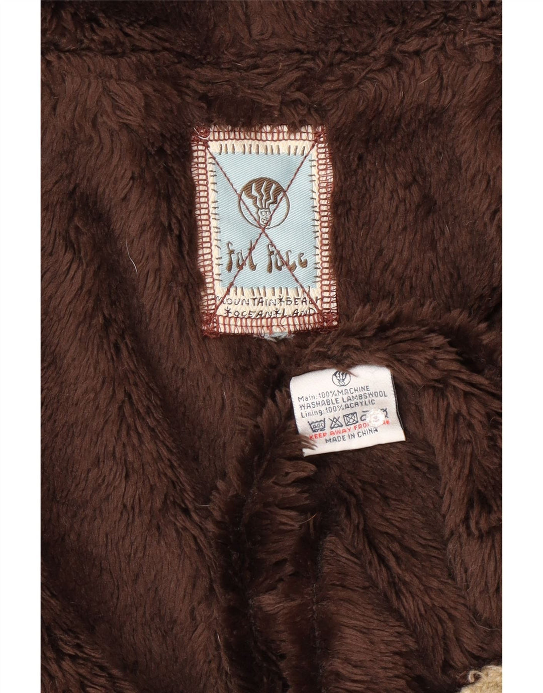 Cárdigan con capucha para mujer Fat Face UK 44 Lana de cordero beige medio