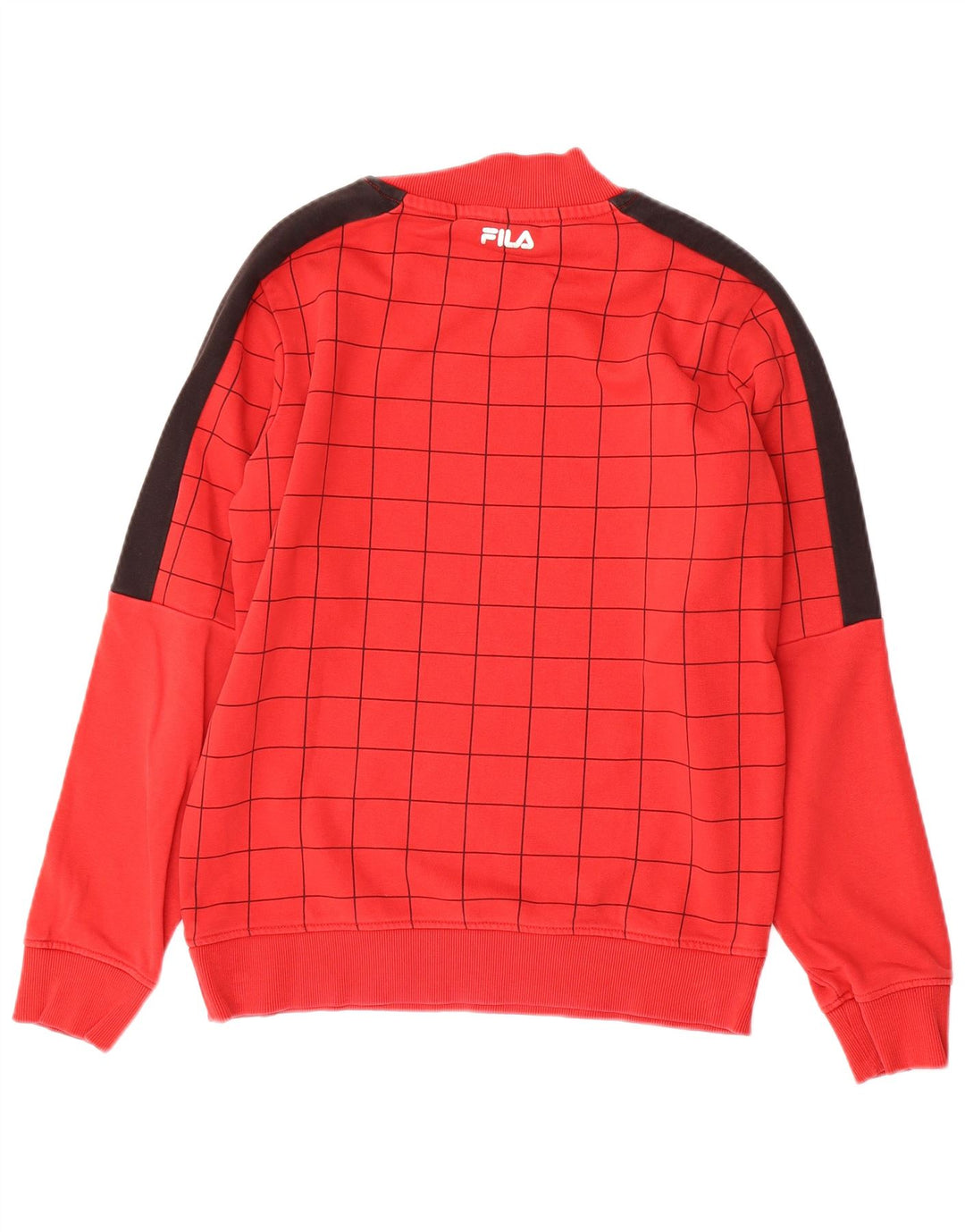 FILA Sudadera con gráfico para niño, jersey, 13-14 años, color rojo