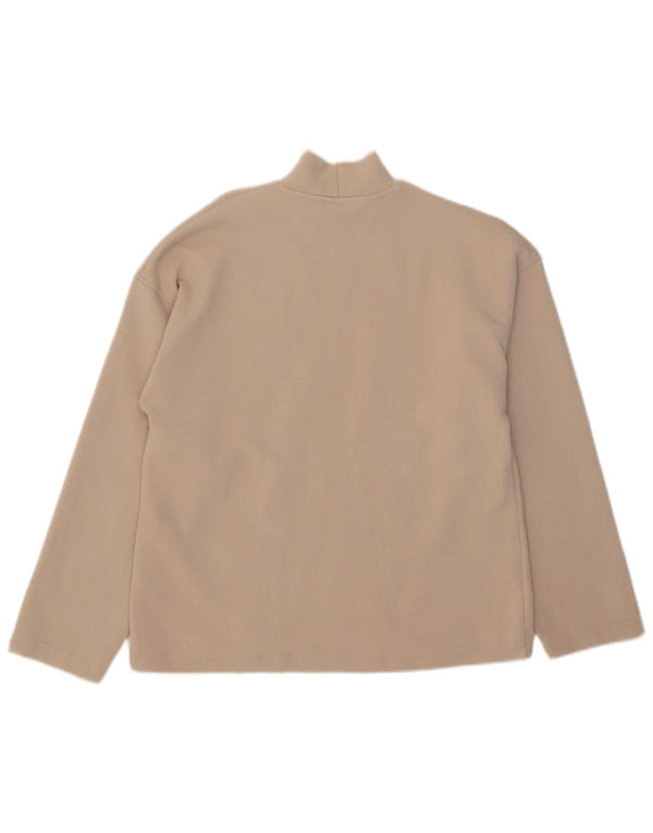 Zara Hombre Top Manga Larga Small Algodón Beige