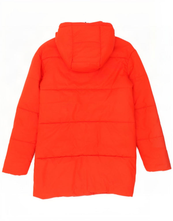 Nike Abrigo acolchado reversible con gráfico extragrande para mujer UK 10 Small Naranja